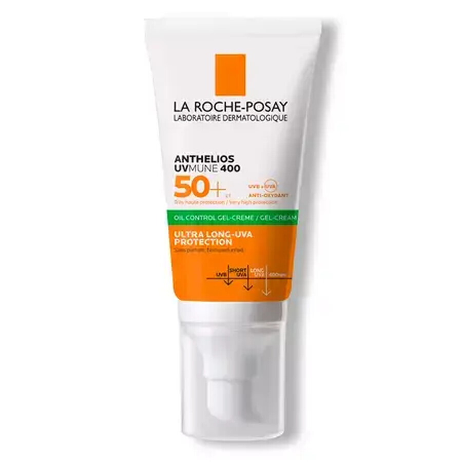  La Roche-Posay Anthelios XL gel-crème voor het droge gezicht SPF 50+, 50 ml