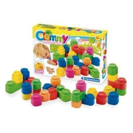 Clemmy soft cubes, +9 mois, 24 pièces, Clementoni