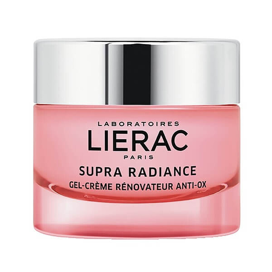 Lierac Supra Radiance - Gel Crema Viso Antietà Antiossidante, 50ml