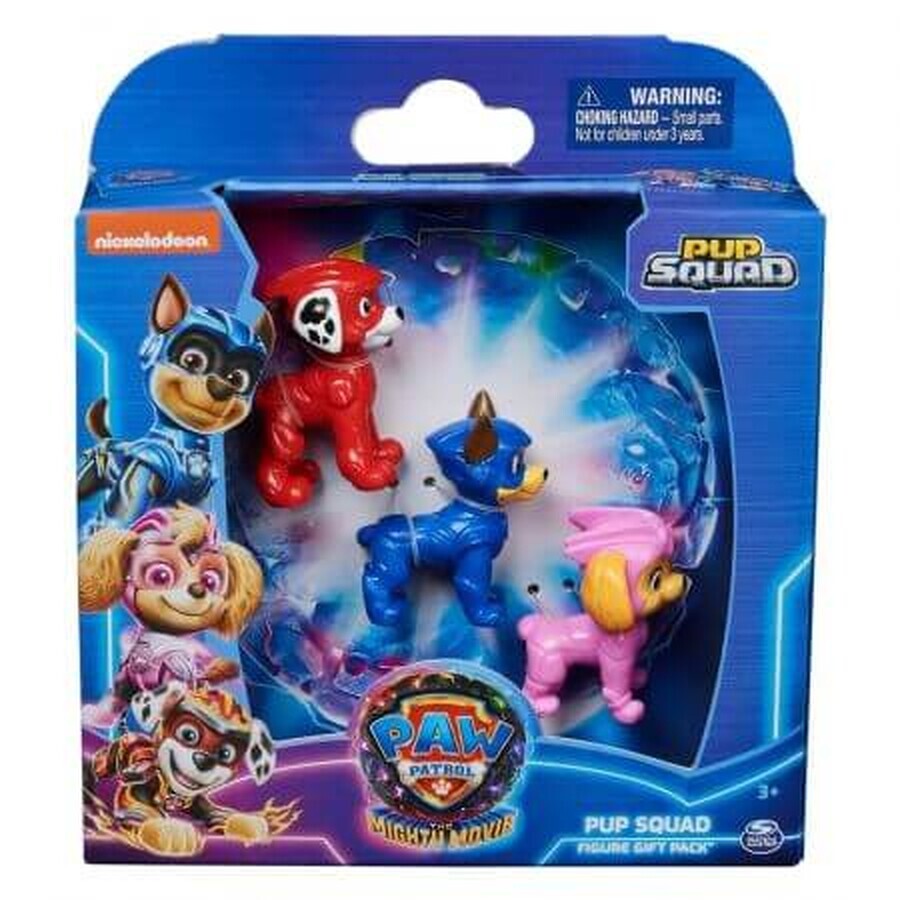 Pup Squad Puppy Patrol figuren, 3 jaar+, 3 stuks, Nickelodeon