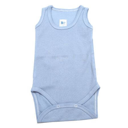 Maiou Body Rib, 3-6 luni, Bleu, Baltic Bebe