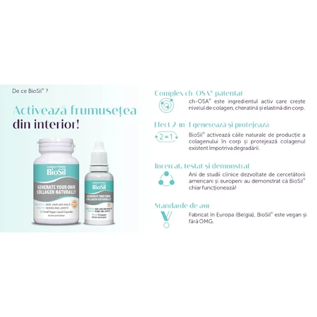 Biosil Geavanceerde collageengenerator, 60 capsules