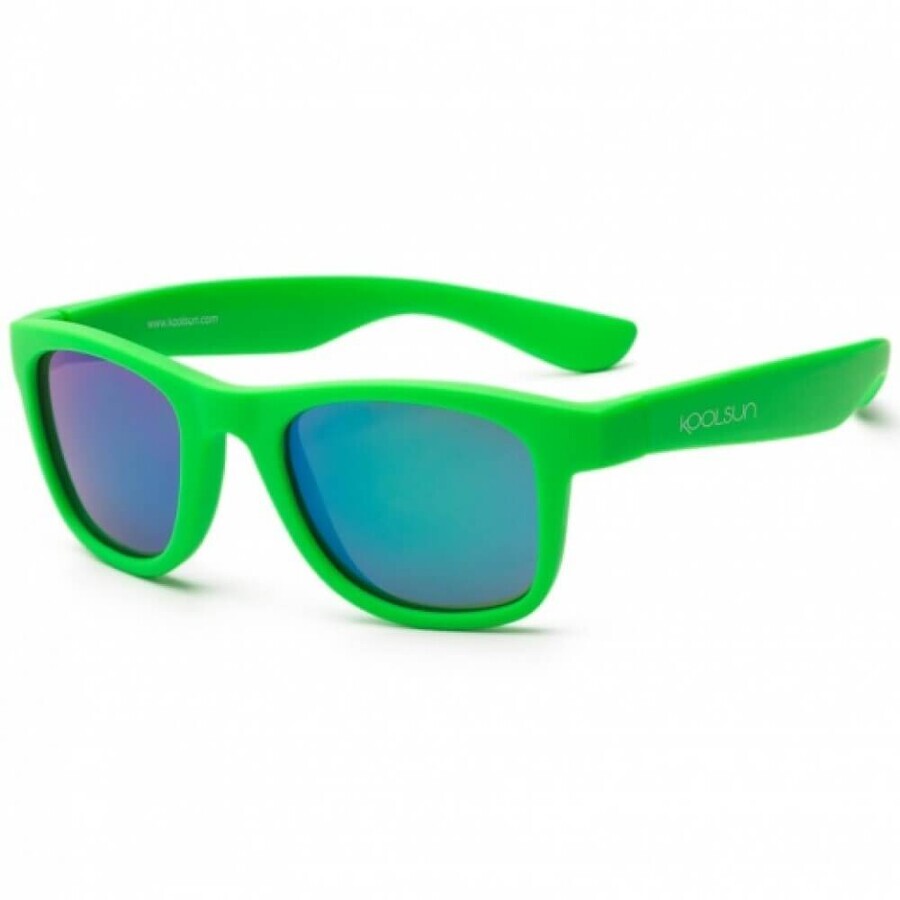 Lunettes de soleil vert fluo, 1 - 5 ans, Koolsun