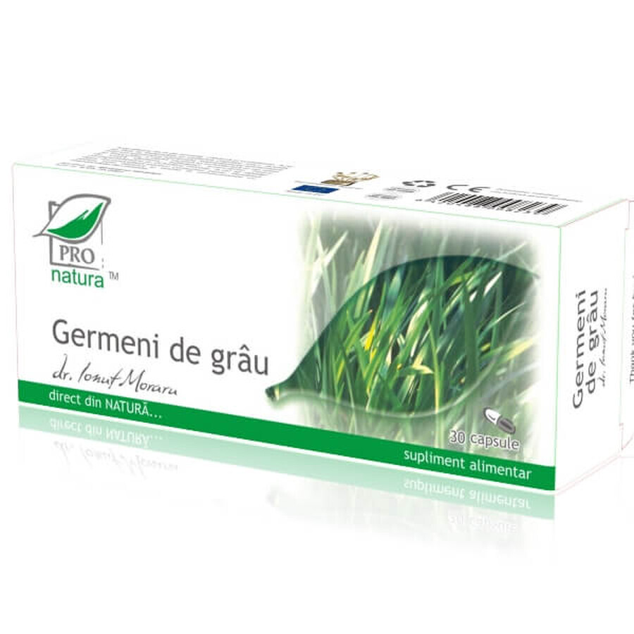 Wheat germ, 30 capsules, Pro Natura