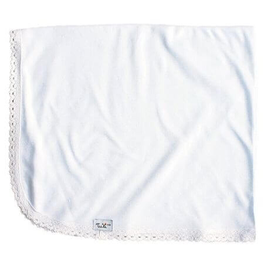 Kanten deken, 70x90 cm, Wit, Tuxi Merken