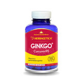 Gingko Curcumine95, 120 capsules, Herbagetica