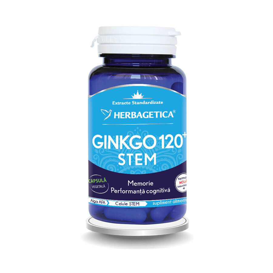 Ginkgo 120 Stem, 30 capsule, Herbagetica