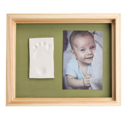 Cadre photo avec impression pure - Bois, Baby Art