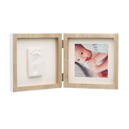 Vierkant houten fotolijstje met aroma, Baby Art