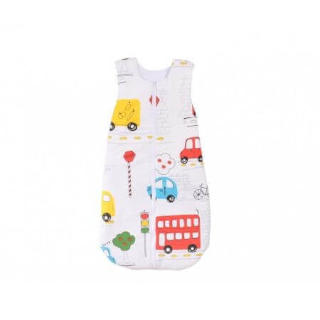 Cotton Sleeping Bag, 0-6 months, 74x40 cm, Colourful Toys, Fic Baby