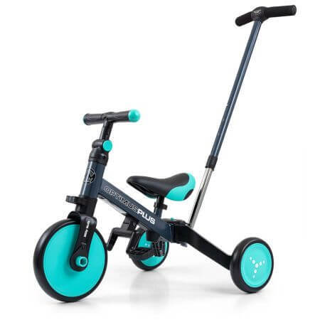 Kinderfiets 4-in-1 Optimus Plus, Mint, Milly Mally