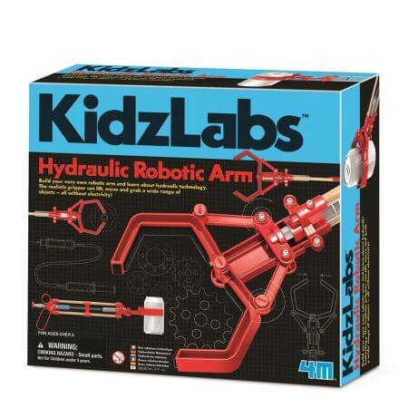 Bras robotique hydraulique Kidzlabs, 5 ans+, 4M