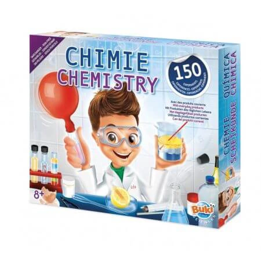 Scheikundelab 150 Experimenten, +8 jaar, Buki