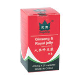 Ginseng + Gelée Royale, 30 gélules, Yongkang International Chine