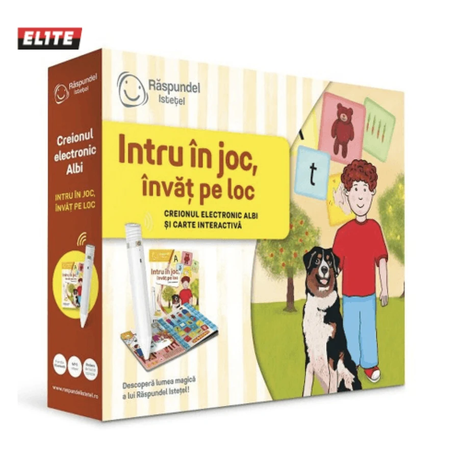 Pencil and interactive book package, I'm learning on the spot, Raspundel Istetel