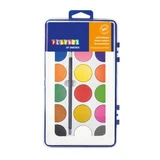 Aquarel palet met 18 kleuren en penseel, +3 jaar, Playbox