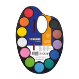 Schilderspalet met 12 aquarellen en penseel, Playbox