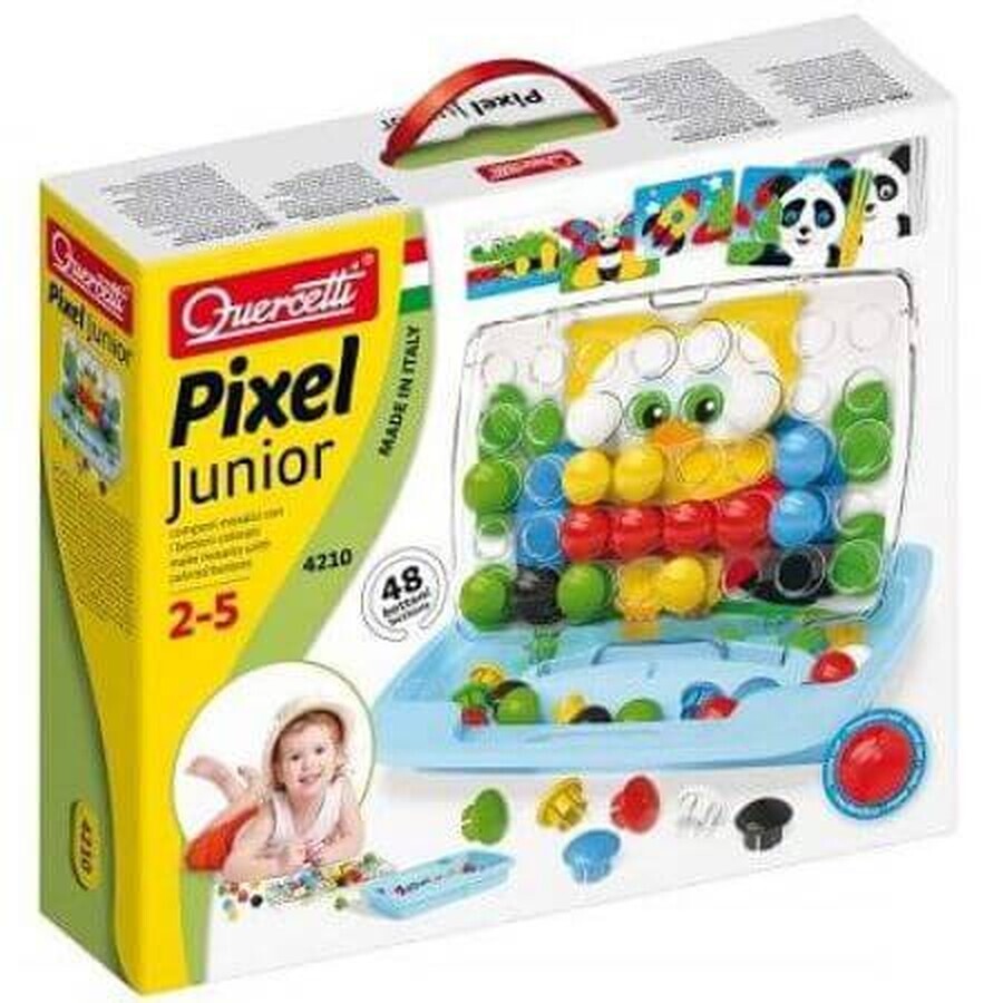 Pixel Junior Mozaïek, 2-5 jaar, Q4210, Quercetti