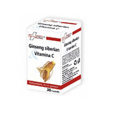 Siberische ginseng &amp; vitamine C, 30 capsules, FarmaClass
