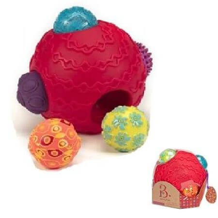 Set di 6 palline colorate, B.Toys