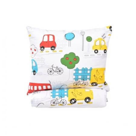 Complete set beddengoed en zijhekken, 120x60 cm, Cars, Fic Baby