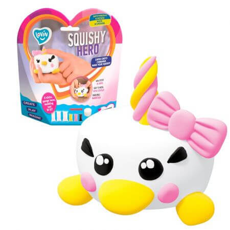 Lovin'do Air Clay Squishy Hero, +3 jaar, Teensy-Weensy, Okto