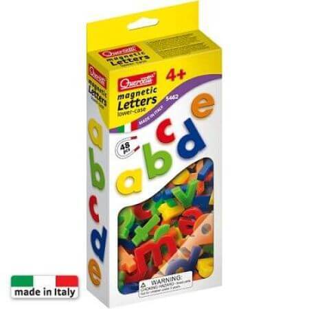 Set di 48 lettere magnetiche piccole