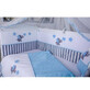 Baby beddengoed set 120&#215;60 cm Olifant, 9-delig, grijs-blauw, MyKids