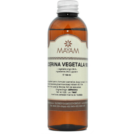 Glicerina vegetala (M - 1225), 100 ml, Mayam