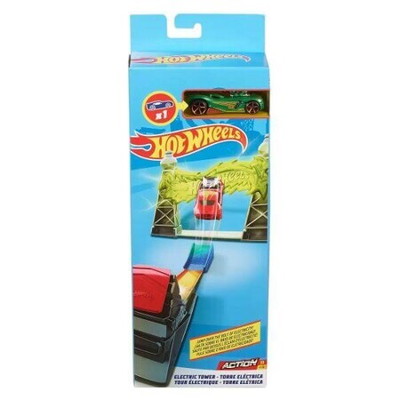 Set di binari elettrici a torre Action Classic, + 3 anni, Hot Wheels