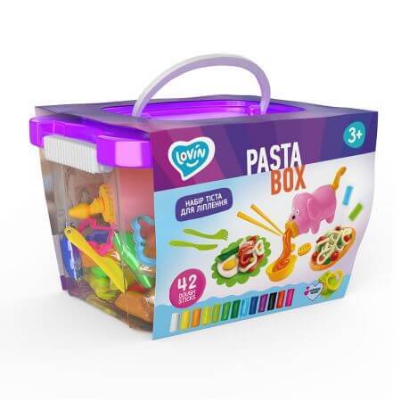 Plasticine set Lovin'Do Pasta Mania doos, +3 jaar, Okto