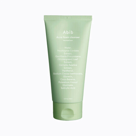 Cleansing foam with plant extract and salicylic acid, 150 ml, Abib