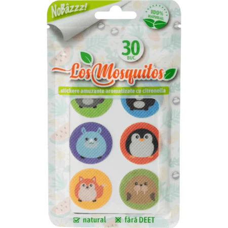 Stickers met een smaakje, 30 stuks, Los Mosquitos