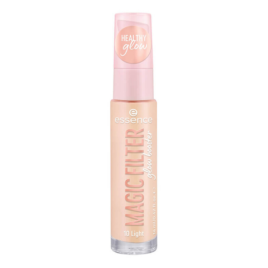 Glow Booster Filtro magico Glow Booster Base trucco colorata, 10 - Luce, 14 ml, Essence