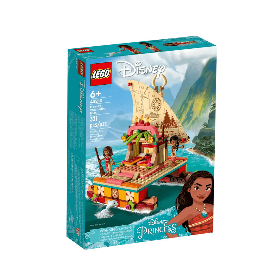 Moana's Polynesische Catamaran Lego Disney, 6 jaar+, 43210, Lego