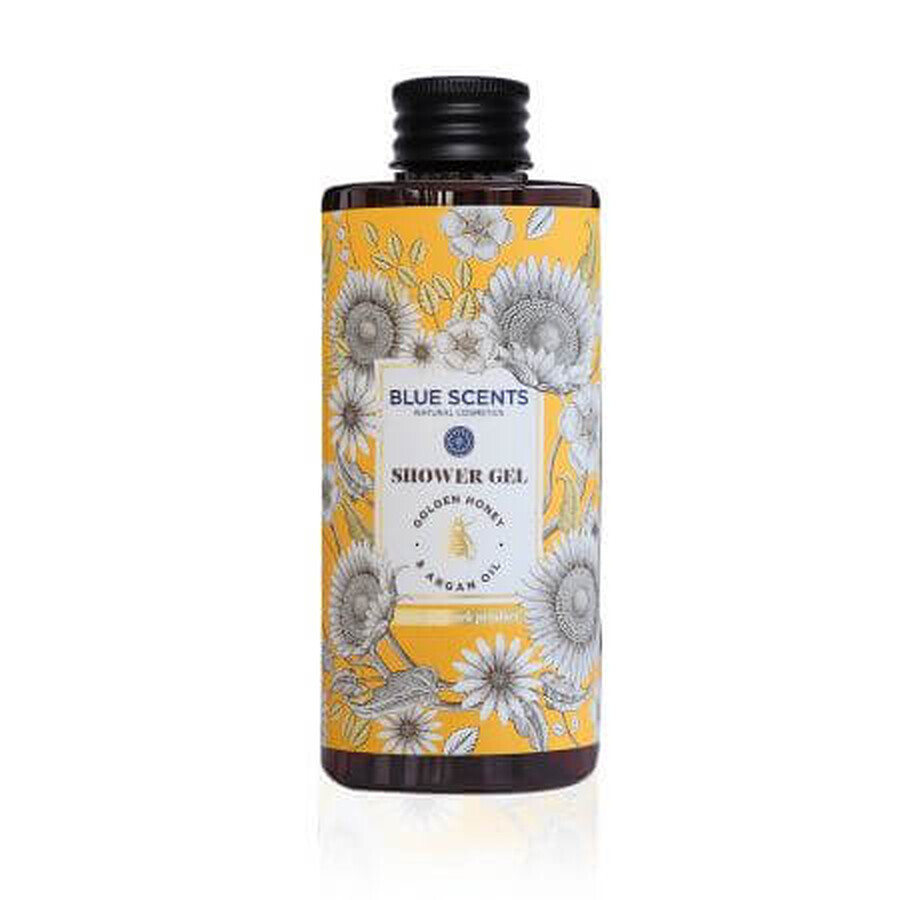 Gel de dus Golden Honey & Argan Oil, 300 ml, Blue Scents