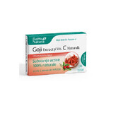 Goji-extract + natuurlijke vitamine C, 30 tabletten, Rotta Natura