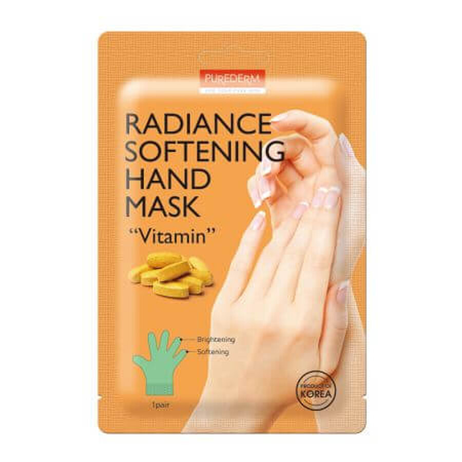 Handmasker voor glans en zachtheid met vitaminen, 15 g, Purederm