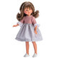 Celia pop met grijze en roze jurk, +3 jaar, 30 cm, Asivil