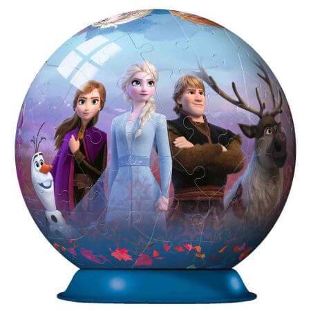 Puzzle 3D Frozen II, + 6 anni, 72 pezzi, Ravensburger