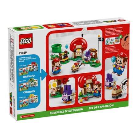 Nabbit's Toad Shop Uitbreidingsset, 7 jaar+, 71429, Lego Super Mario