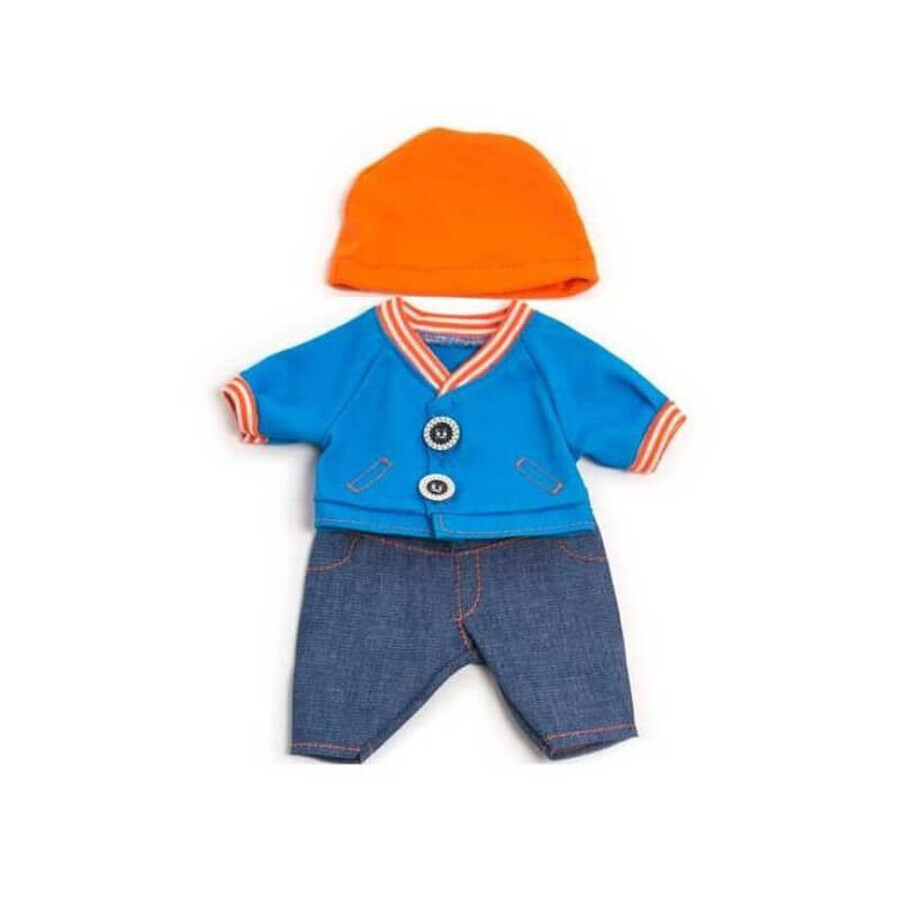 Set di abbigliamento in jeans per bambole, Miniland