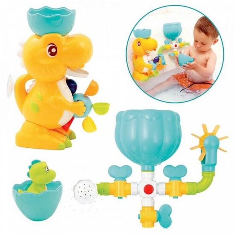 Ensemble de jouets de bain pour dinosaures, Ludi