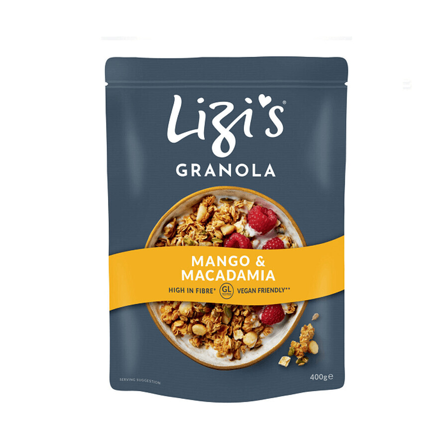 Müsli mit Mango und Macadamianüssen, 400 g, Lizi's