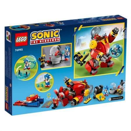 Sonic vs Dr. Eggman's Death Egg Robot Lego Sonic, 8 jaar +, 76993, Lego