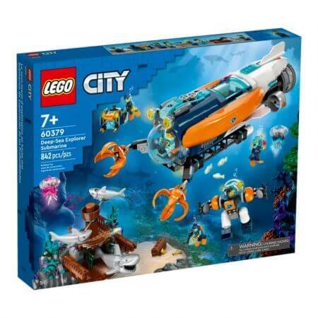 Sous-marin d'exploration des fonds marins Lego City, +7 ans, 60379, Lego