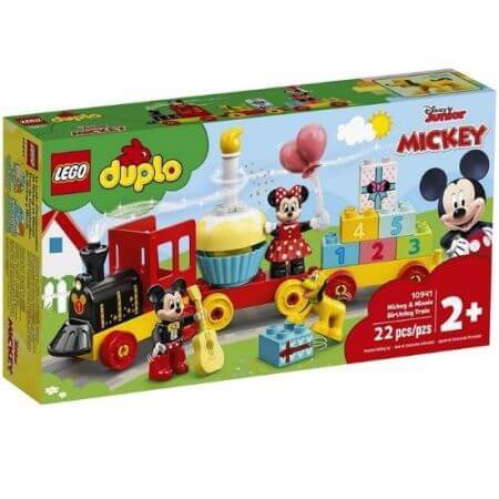 Train d'anniversaire Mickey et Minnie Lego Duplo, +2 ans, 10941, Lego