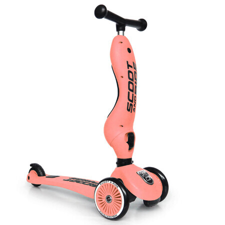 Highwaykick 2-in-1 cabrio kinderstep, 1 - 5 jaar, Perzik, Scoot &amp; Ride