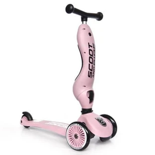 Highwaykik 1, Rose, Scoot &amp; Ride 2-in-1 Convertible Scooter for Kids