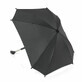 ShineSafe Zwarte verstelbare parasol met UV 50+ bescherming voor kinderwagen, Reer